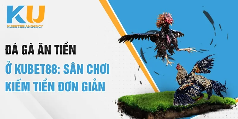Đá Gà Ăn Tiền Ở Kubet88: Sân Chơi Kiếm Tiền Đơn Giản